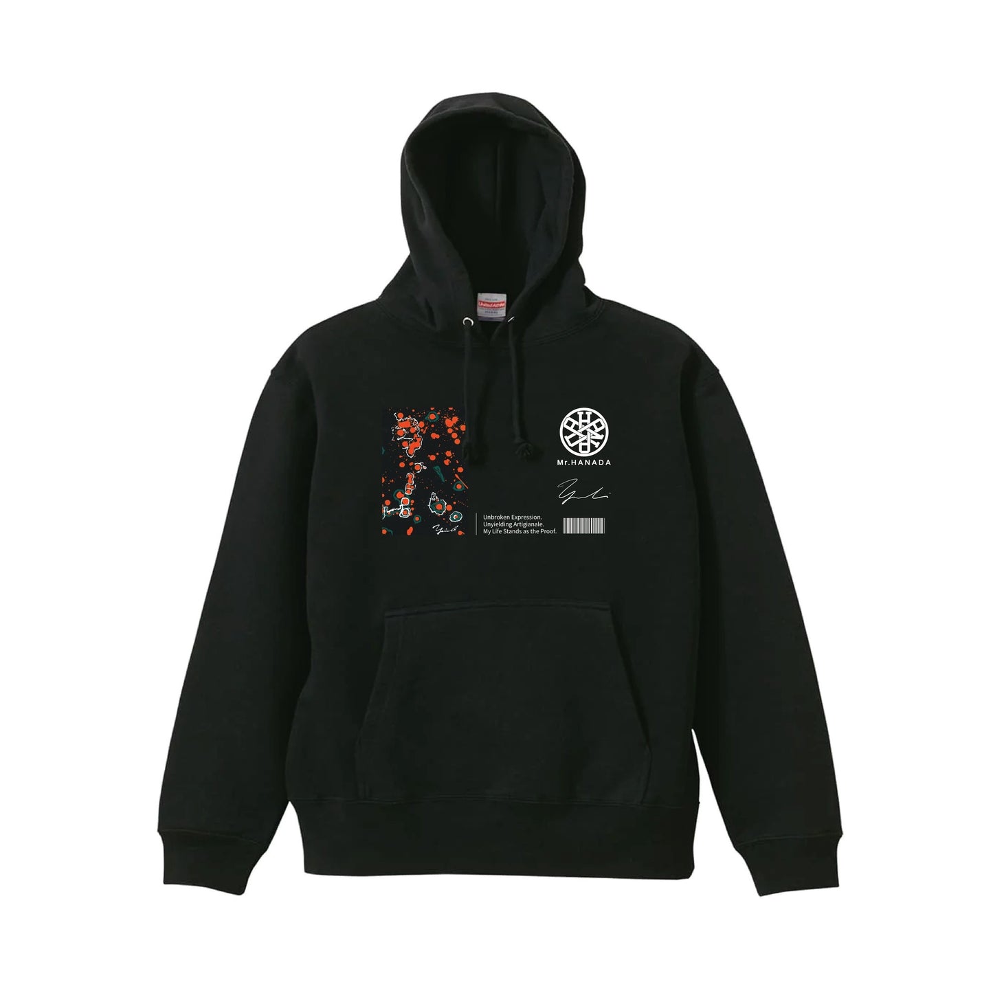 Mr.HANADA Hoodie – Proof Black
