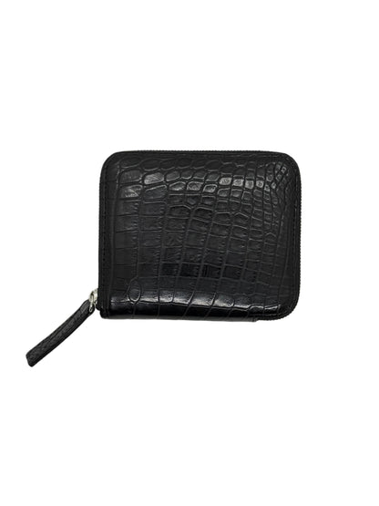 ATLAS - Mini Round Wallet / Crocodile Black
