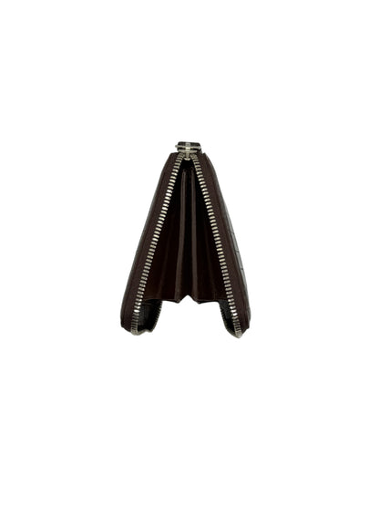 ATLAS - Mini Round Wallet / Crocodile Brown