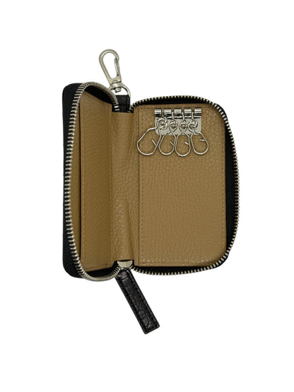 VAULT - Round Key Case / Crocodile Black