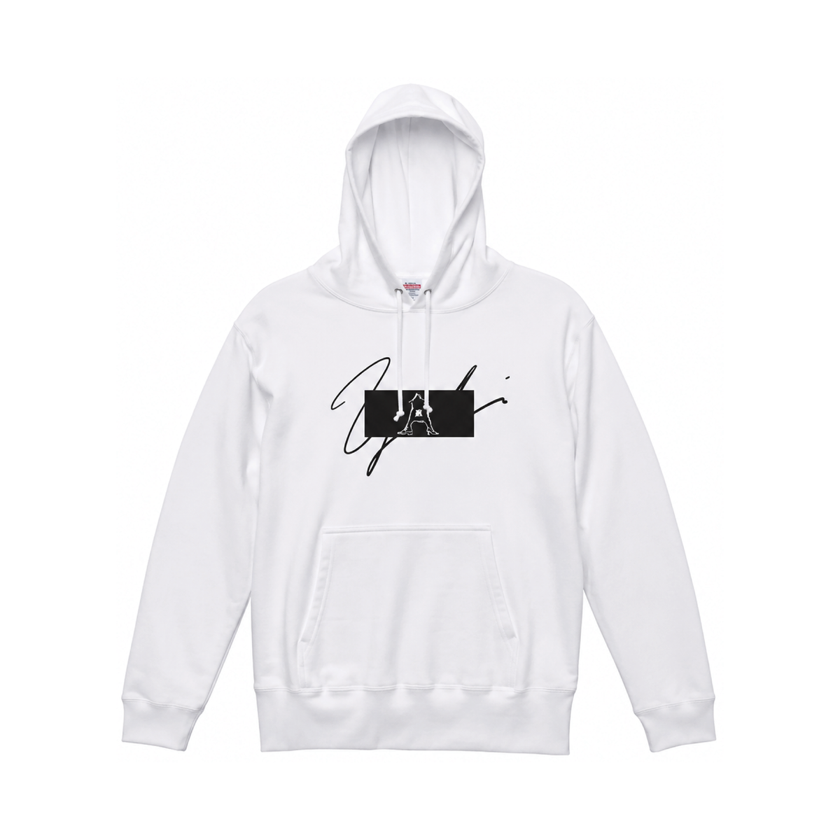 YH Logo Hoodie White/Black