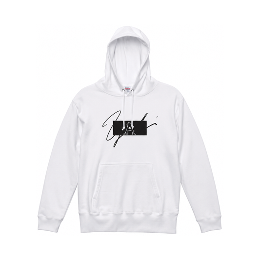 YH Logo Hoodie White/Black