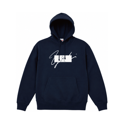 YH Logo Hoodie Navy/White